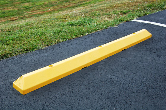 6' Commercial Plastic Parking Block | Traffic Safety Store