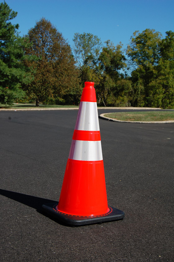 Traffic Cone on the street