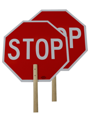 18 Economy STOP/STOP Paddles