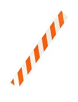 6' Reflective Plastic Rail