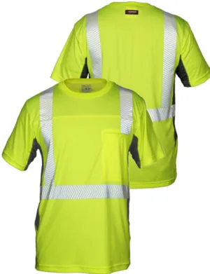 Kishigo Premium Black Cool Touch Class 2 T-shirt