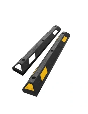 4" Clearline Rubber Parking Blocks 