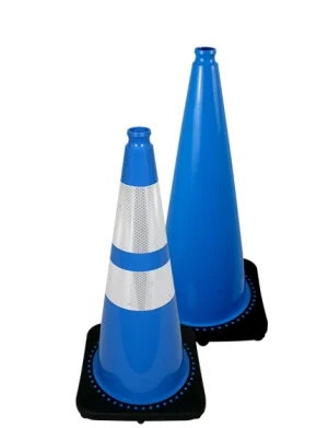 28 Light Blue Traffic Cone