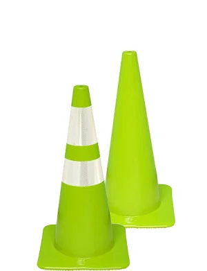 28 Lime Traffic Cones