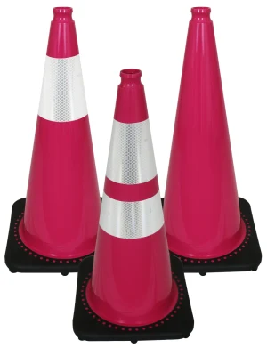 28 Pink Traffic Cones