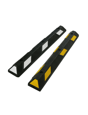 4' Economy Recycled Rubber Parking Blocks