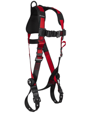 FallTech Tradesman® Pro 1D Standard Non-belted Full Body Harness, Tongue Buckle Leg Adjustments