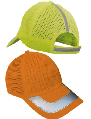 OccuNomix Hi-Viz Reflective Mesh Baseball Hats 