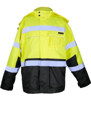 Kishigo, Premium Black Series, Lime, Class 3 Parka