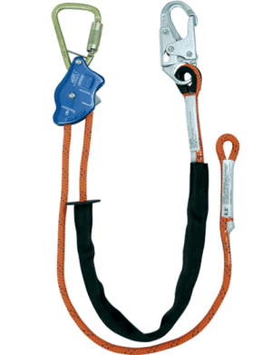 FallTech Tower Climber® Rope Positioning Lanyard with Aluminum Adjuster with Steel Snap Hook and Carabiner