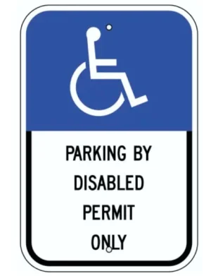 Florida Handicap Parking Sign