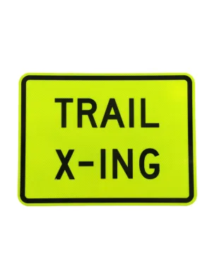 Trail Crossing Signs (W11-15P)