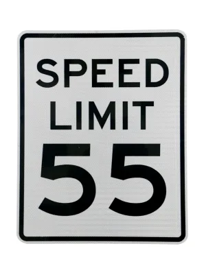 Speed Limit 55 Signs (R2-1)