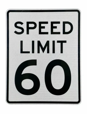 Speed Limit 60 Signs (R2-1)