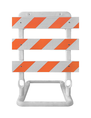 4' Type 3 'Break-Away' Barricade