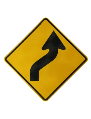 Reverse Curve Right Symbol Signs (W1-4R)