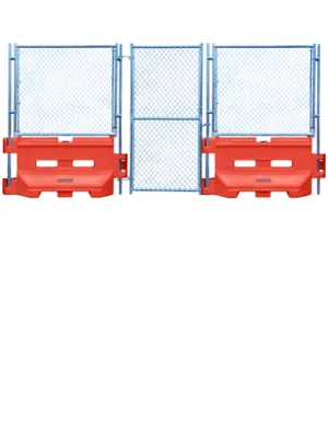 Person Gate for Water Filled Barricades