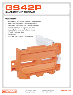 Spec Sheet page 1