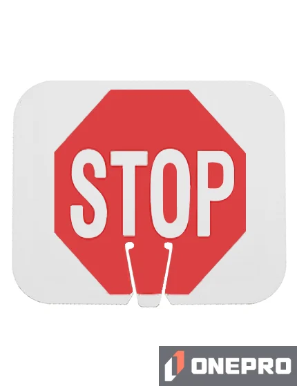 Horizontal, Reflective, Clip-On-Sign