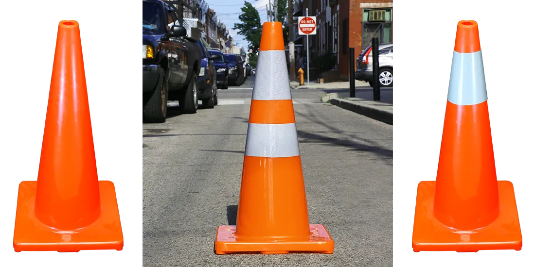 28” Economy Orange Cones