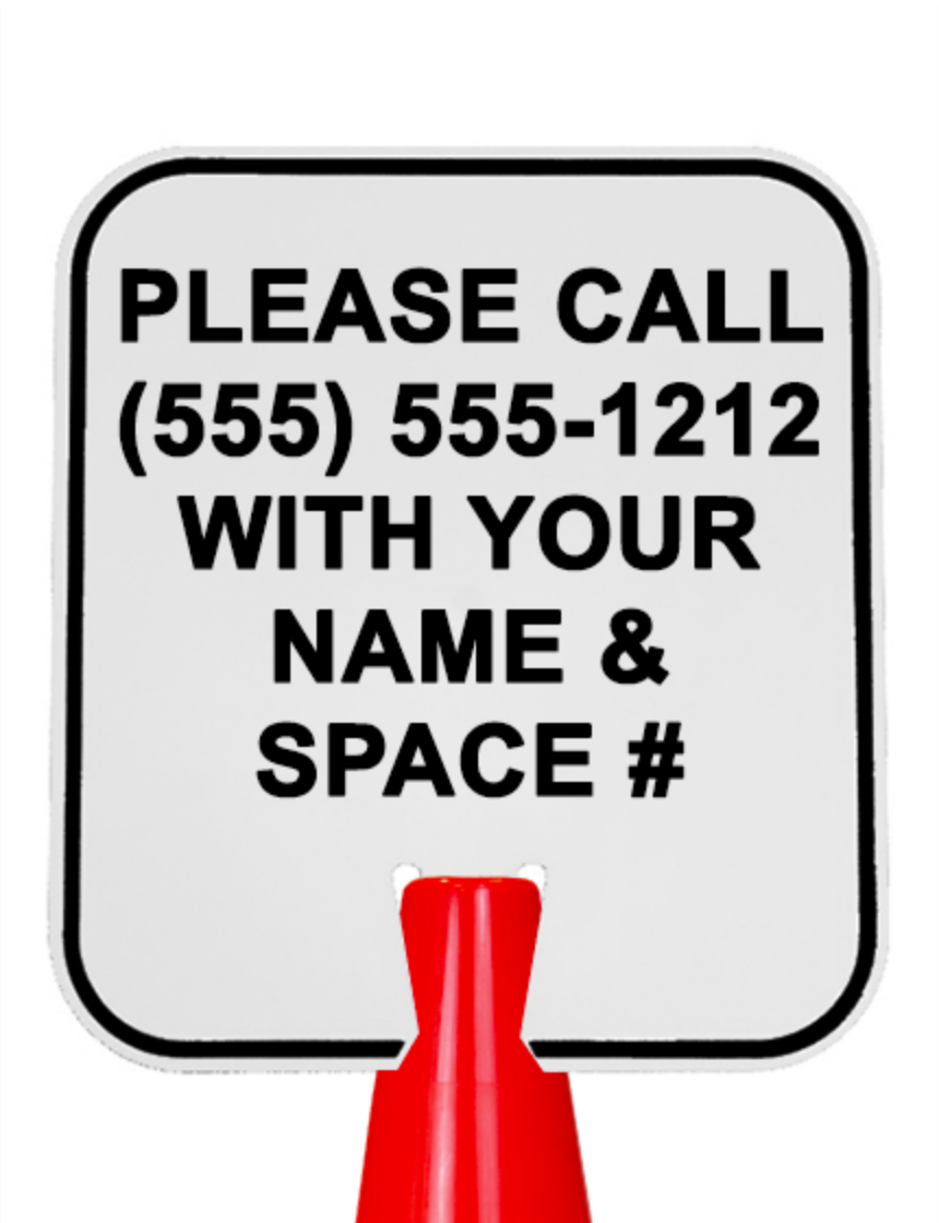 Customizable Clipon Signs