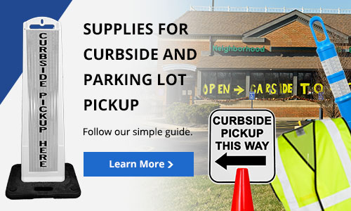 Exactly what restaurants need for curbside or parking lot pickup