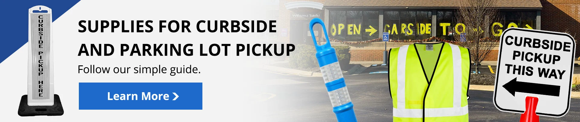 Exactly what restaurants need for curbside or parking lot pickup