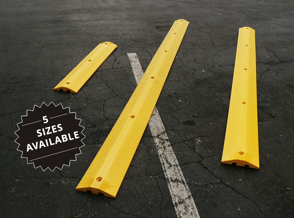 3 sizes of speed bumps