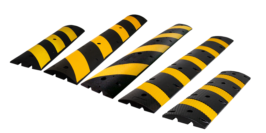 Recycled Rubber Speed Bumps