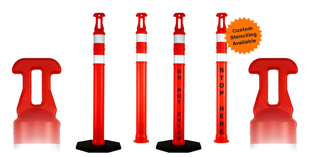 Arrow Top Delineator Tubes