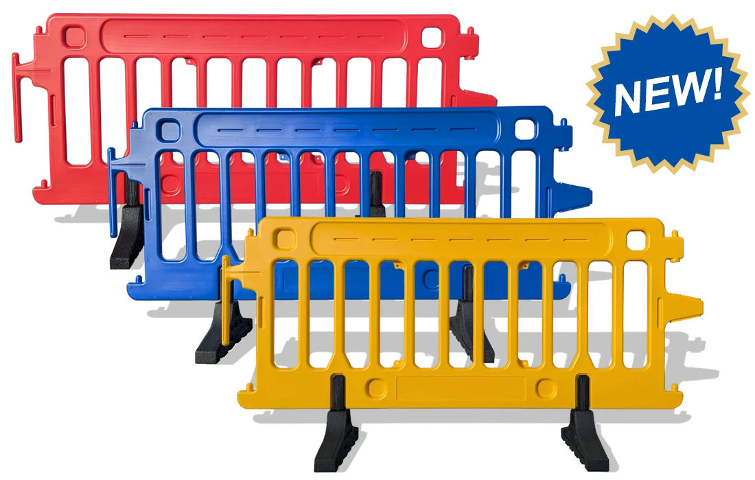 Image of a pedestrian barricade