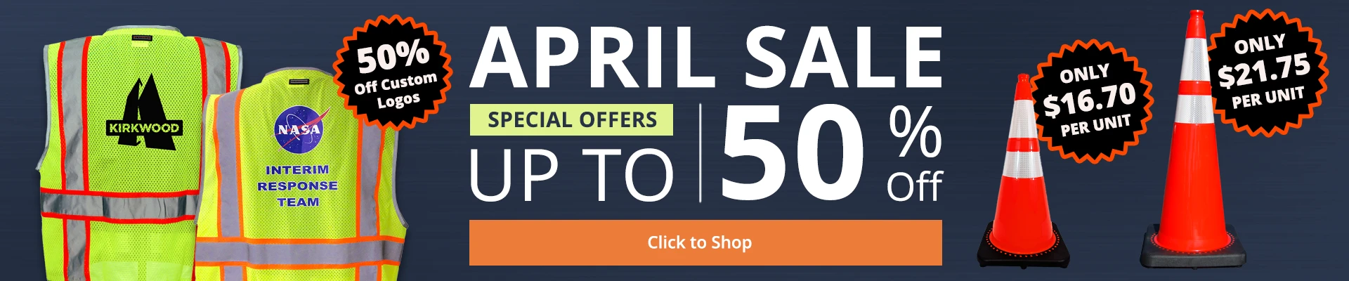 April Sale Banner