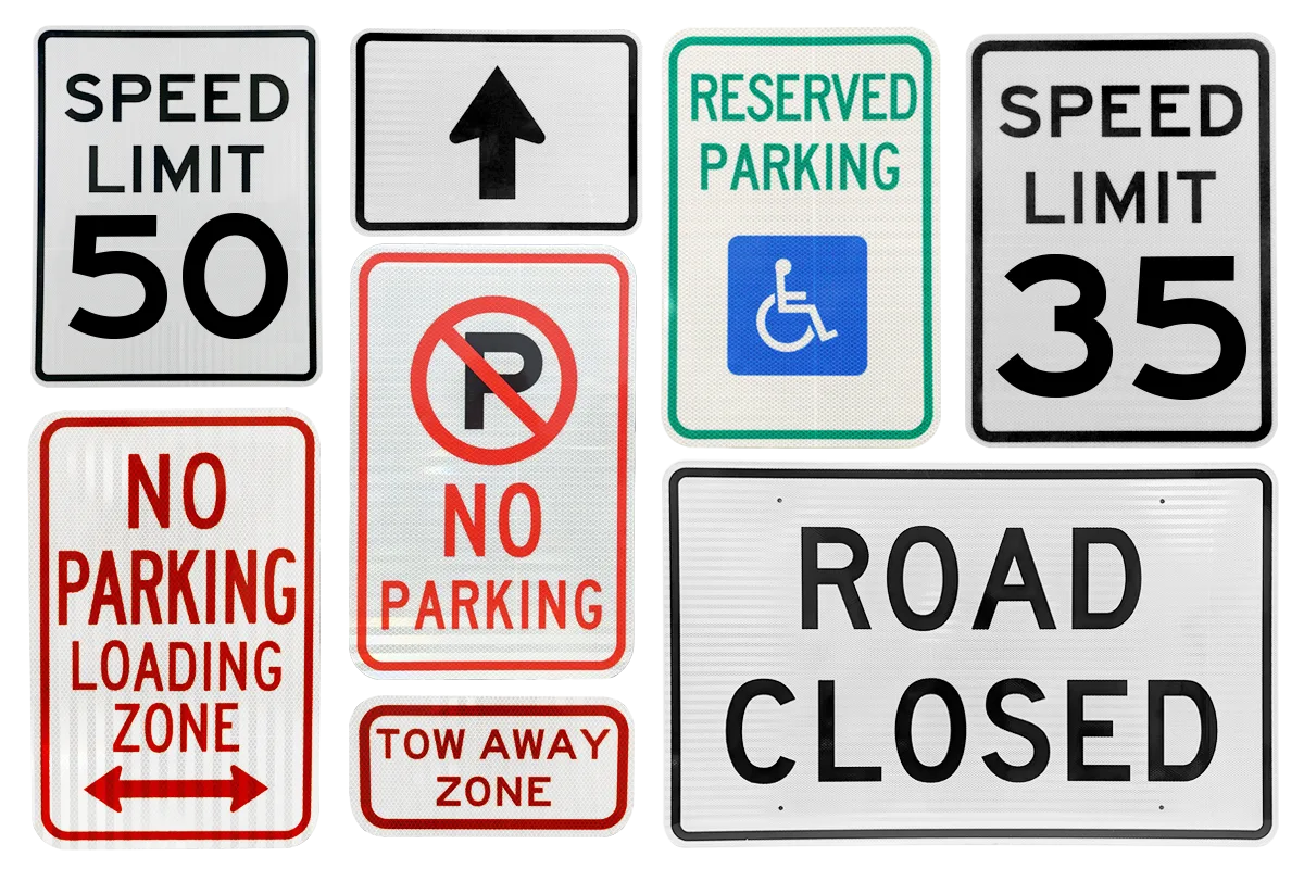 image of All Regulatory Traffic Signs On Sale!