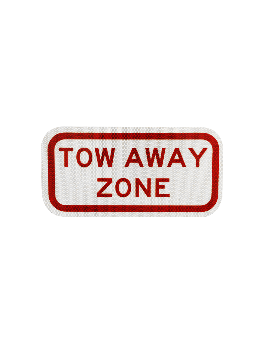 Tow Away Zone Sign – MUTCD Compliant Reflective Aluminum