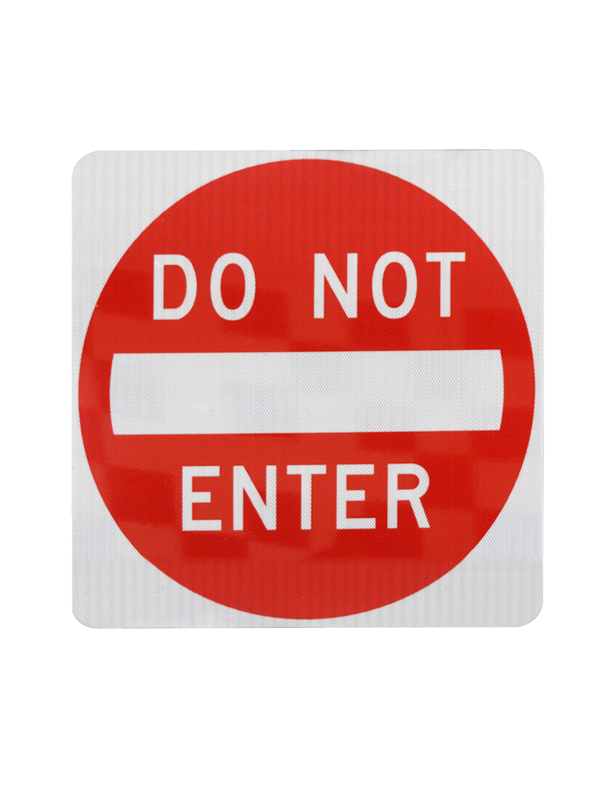Do Not Enter R5 1 30 Inch By 30 Inch Solid 080 Gauge (30