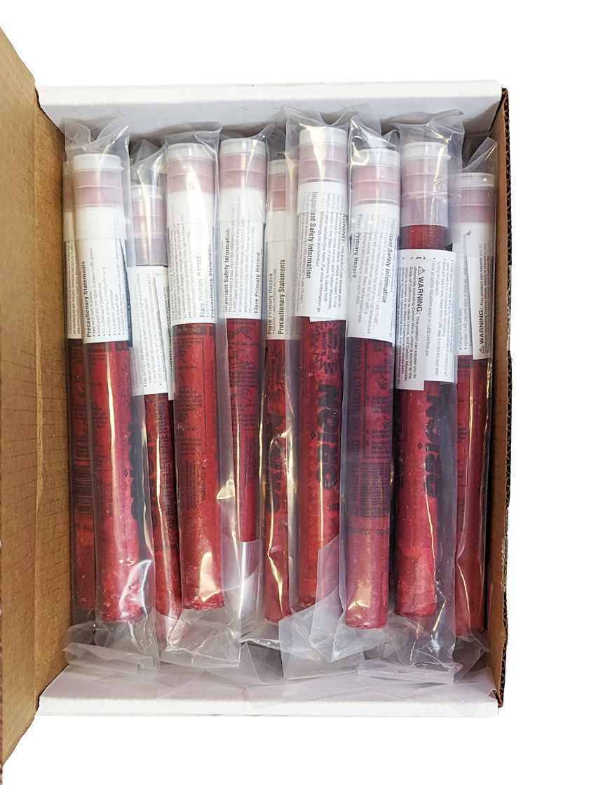 Individually Wrapped Orion 20 Minute Road Flares | TSS