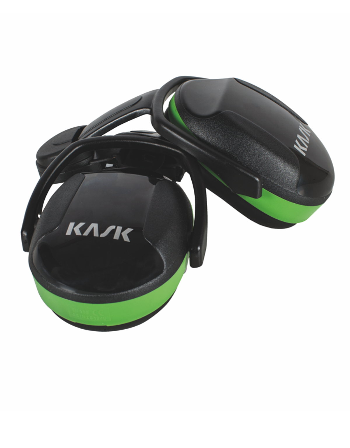 Green Ear Muffs (Low Nrr 23-25 Db) For Kask Safety Helmets | TSS