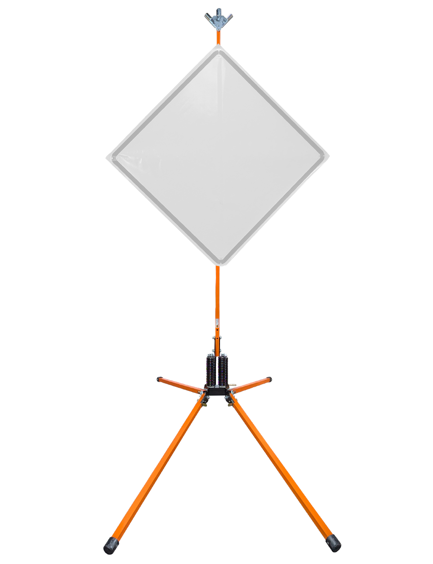 Watchdog Ss440 Steel Double Spring Sign Stand w/ Cross | TSS